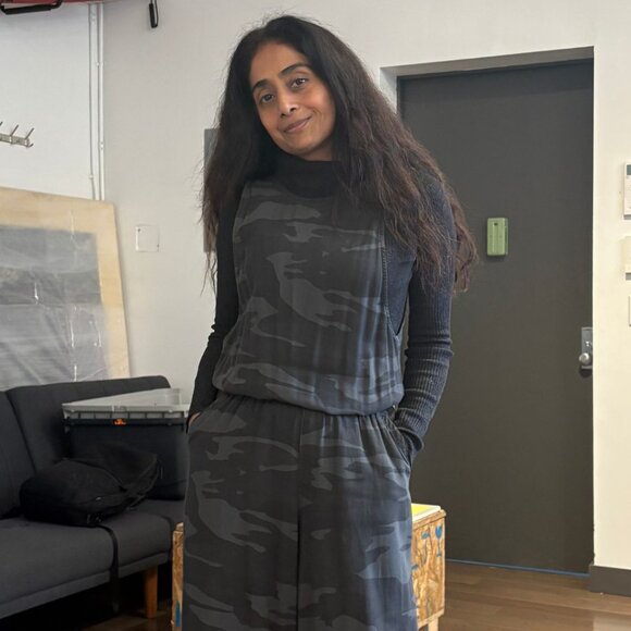 Splendid Camo Lounge Tank Jumpsuit - Picture 1 of 8